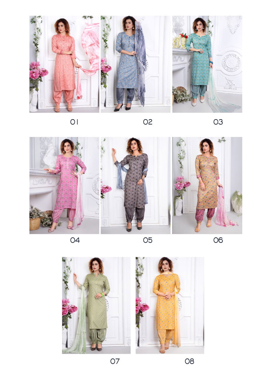 Master Elements Ethnic Wear Printed  Wholesale Readymade Catalog
